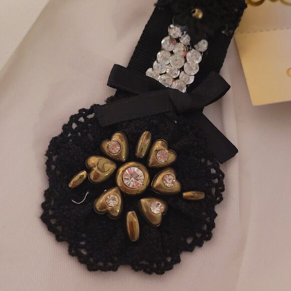 As Is Defect Golds Infinity Size Small Crop Top Blouse Japan Harajuku Gyaru Y2K - Picture 16 of 16